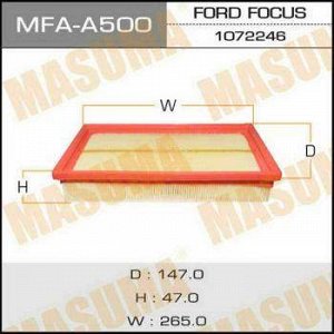 Воздушный фильтр A0262 MASUMA LHD FORD/FOCUS/V1600, V1800, V2000 98-05 (1/40)