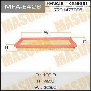 Воздушный фильтр A0001 MASUMA LHD RENAULT/ KANGOO I/ V1500 97-07 (1/40)