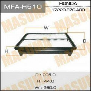 Воздушный фильтр A28003 MASUMA LHD HONDA/ ACCORD, CROSSTOUR 08- (1/40)