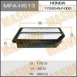 Воздушный фильтр A8521 MASUMA LHD HONDA/ ODYSSEY/ RB3, RB4 08- (1/40)