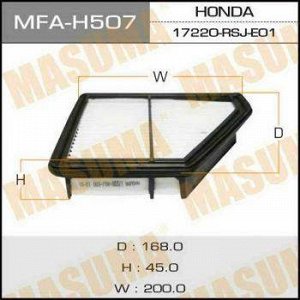 Воздушный фильтр A28009 MASUMA LHD HONDA/ CIVIC/ V1400 09- (1/40)