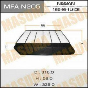 Воздушный фильтр A0490 MASUMA NISSAN/ PATROL, INFINITI QX56 2010- (1/20)