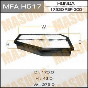 Воздушный фильтр A8517 MASUMA LHD HONDA/ CIVIC 07- (1/20)