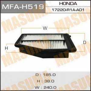 Воздушный фильтр A28002 MASUMA LHD HONDA/ CIVIC/ FB8 2012- (1/40)