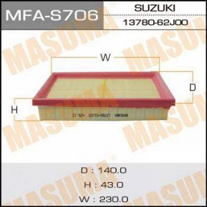 Воздушный фильтр A9505 MASUMA SUZUKI/ SWIFT/ M13A, M15A, M16A (1/20)
