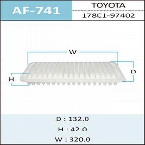 Воздушный фильтр A-741 HEPAFIX   (1/80)