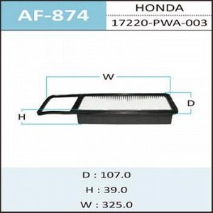 Воздушный фильтр A-874 HEPAFIX   (1/40)