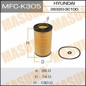 Масляный фильтр MASUMA LHD HYUNDAI/ SONATA NF/ V2000, V3300