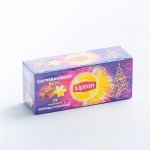 Чай Lipton &quot;WINTER EDITION&quot;(ваниль, корица) пакетированный 25 пак 0,050 кг 1х24 шт Юнилевер, шт