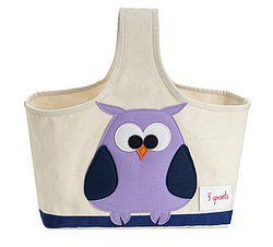Сумочка для хранения детских принадлежностей 3 Sprouts Фиолетовая сова
