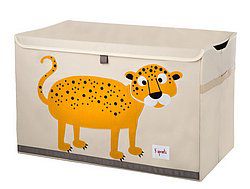 Сундук для хранения игрушек 3 Sprouts Оранжевый леопард