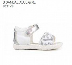 B sandal alul girl white/silver