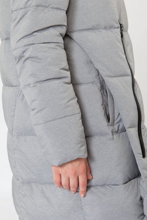 Удлиненная модная куртка с воротником стойкой