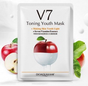 Витаминная маска из серии V7 с экстрактом яблока