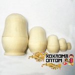 Матрешка без росписи  кукольнаЯ малаЯ