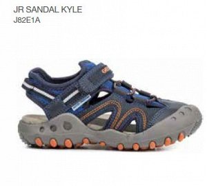 Jr sandal kyle  navy/orange