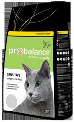 Probalance Sensitive Корм сухой д/кош. с чувствительным пищеварением (курица-рис), 1,8 кг 1/6
