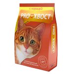 PROХВОСТ Корм сухой для кошек, курица, 350 гр 1/18