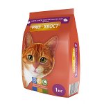PROХВОСТ Корм сухой для кошек, кролик, 1 кг 1/6