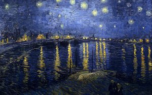 Купальник «Звездное небо надо Роной» Ван Гог