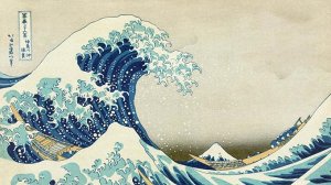 Купальник «Большая волна в Канагаве» Кацусики Хокусай