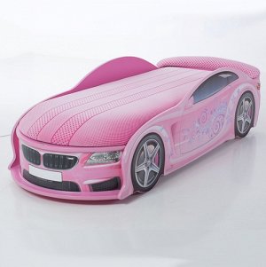 Кровать-машина UNO БМВ , розовый