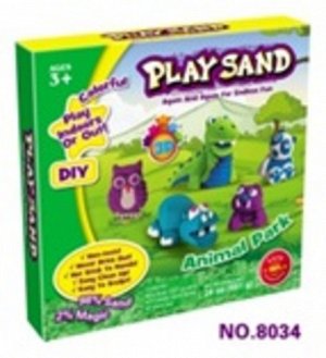 Хт7770 8034--Набор для лепки "Play Sand" Парк животных