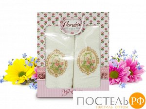 Комплект полотенец   Floralice (70x140, 50x90) 8120-10