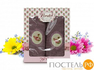 Комплект полотенец   Floralice (70x140, 50x90) 8120-06