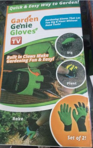Садовые перчатки-грабли