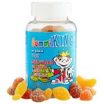 Gummi King, Мультивитаминно-минеральная добавка, с овощами, фруктами и волокнами, для детей, 60 тянучек