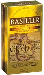 Чай Basilur ОСТРОВ &quot;Золотой OP1&quot; 25 пак