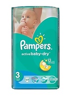 PAMPERS Подгузники Active Baby-Dry Midi (4-9 кг) Микро Упаковка 10