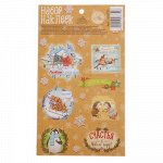 Наклейки декоративные &quot;Снежный Новый год&quot;, 11 х 19 см