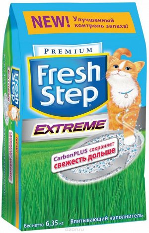 Fresh Step Extreme наполнитель цеолит без запаха 15,8 кг 30 л