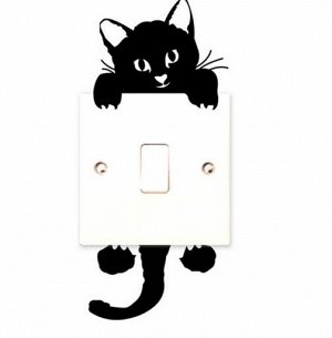 Cтикер для выключателя универсальный "Котик"