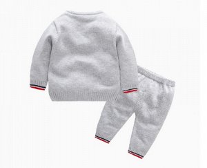 Костюм Эта модель  костюма для малышей отличается модным дизайном. Удачный крой обеспечит ребенку комфорт и тепло. Плотный материал делает вещь идеальной для прохладной погоды. Она плотно прилегает к 