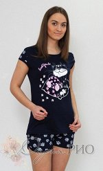 Футболка и шорты с кошками