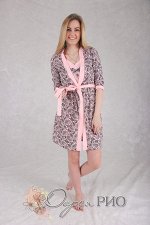 Пеньюар из хлопка + ночная сорочка288