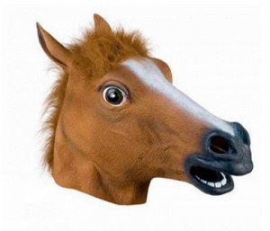 маска голова лошади
