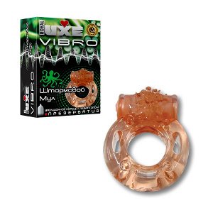 Виброкольцо Luxe Vibro Штормовой мул и презерватив