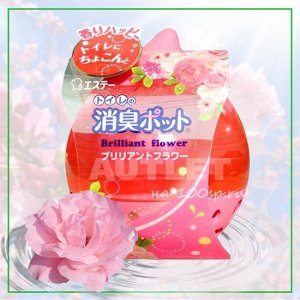 "ST" "Shoushuu Pot" Дезодорант – ароматизатор на основе желе для туалета с цветочным ароматом, 270 гр
