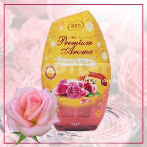"ST" "Shoushuuriki" Жидкий дезодорант – ароматизатор для комнат с ароматом дамасской и болгарской розы, 400 мл