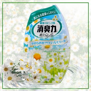 "ST" "Shoushuuriki" Жидкий дезодорант – ароматизатор для комнат с ароматом ромашки, 400 мл