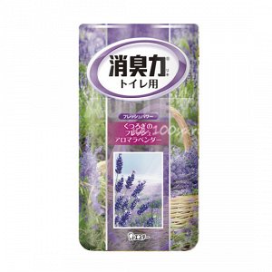 "ST" "Shoushuuriki" Жидкий дезодорант – ароматизатор для туалета с ароматом лаванды, 400 мл