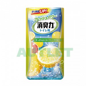 "ST" "Shoushuuriki" Жидкий дезодорант – ароматизатор для туалета с ароматом грейпфрута, 400 мл