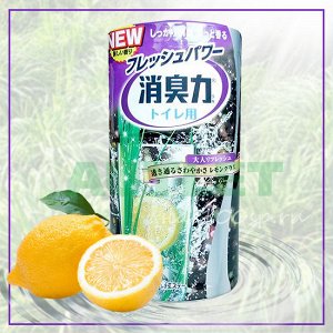 "ST" "Shoushuuriki" Жидкий дезодорант – ароматизатор для туалета c ароматом лемонграсса, 400 мл