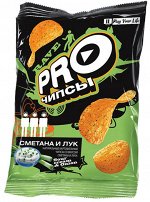 Чипсы PRO-Чипсы 60г/20 со вкусом Сметаны и лука