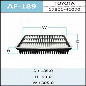 Воздушный фильтр A-189 HEPAFIX   (1/40)