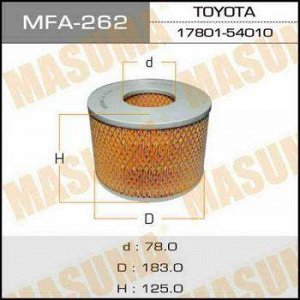 Воздушный фильтр A-139 MASUMA (1/20)